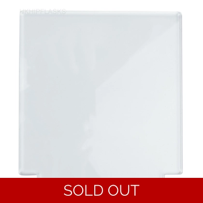 Square with Tab - 100x100mm - Pre Cut Acrylic - Clear